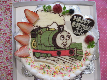 パーシーのイラストケーキ 和菓子洋菓子の石間舗