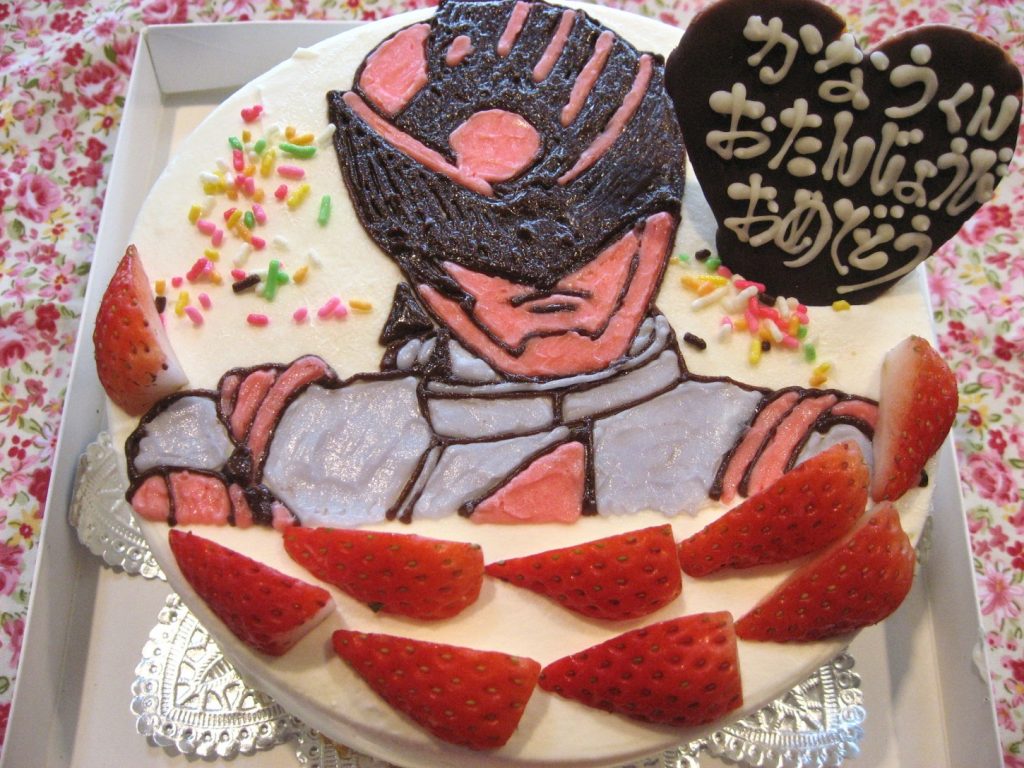 キュウレンジャーシシレッドのケーキ 和菓子洋菓子の石間舗