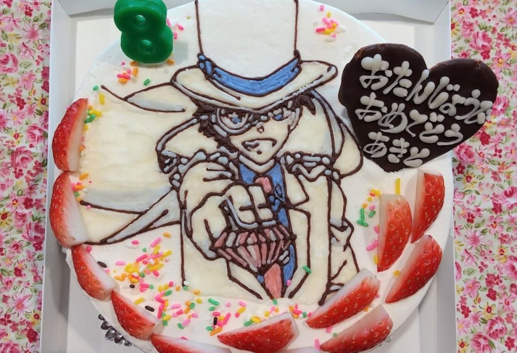 怪盗キッドのイラストケーキ 和菓子洋菓子の石間舗